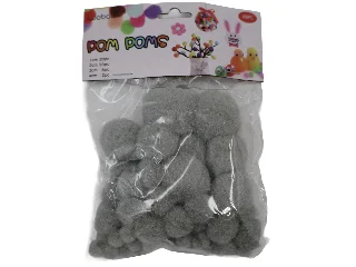 Pom-pon Szürke 48db-os vegyes méretek
