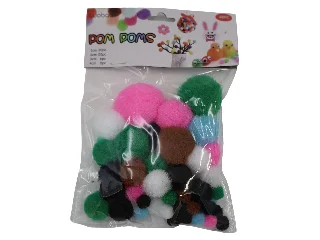 Pom-pon Színes 48db-os vegyes méretek