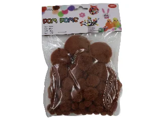 Pom-pon Barna 48db-os vegyes méretek