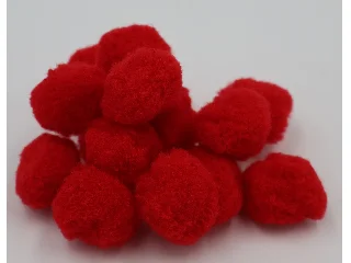 Pom-Pon Piros 30mm 250DB/csomag