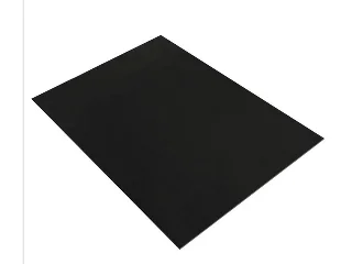Dekorgumi fekete 10db/csomag 20x30cm 2mm vastag