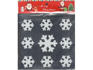 Karácsonyi Matrica Hópihe 20x20cm