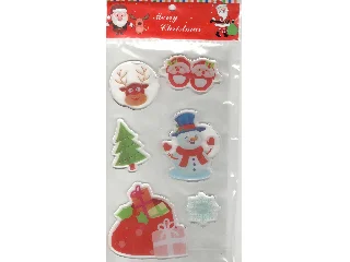 Karácsonyi ablak matrica többféle minta