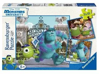 Szörny egyetem 3x49 db-os kirakó