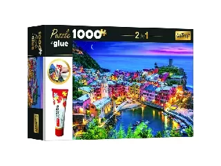 Trefl: Tengeri kilátás puzzle - 1000 darabos + ajándék ragasztó