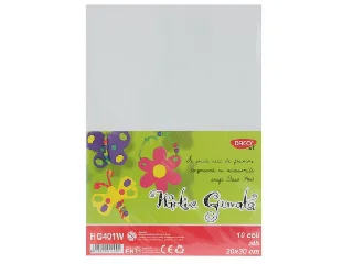 10 darabos dekorgumi A4 fehér