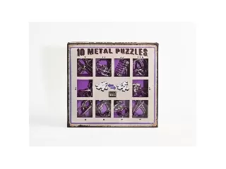 10 Metal Puzzle Set - lila *-***