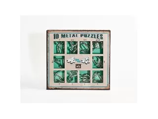 10 Metal Puzzle Set - zöld *-***