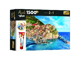 Trefl: Tengerparti látkép puzzle - 1500 darabos + ajándék ragasztó