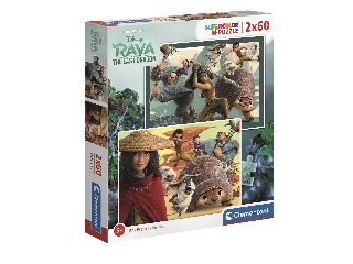 Raya és az utolsó sárkány 2x60 db-os puzzle - Clementoni