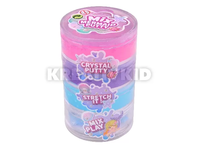 3 színű sellő kristály putty