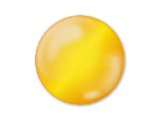 3D dekortoll átlátszó 30 ml citrinsárga