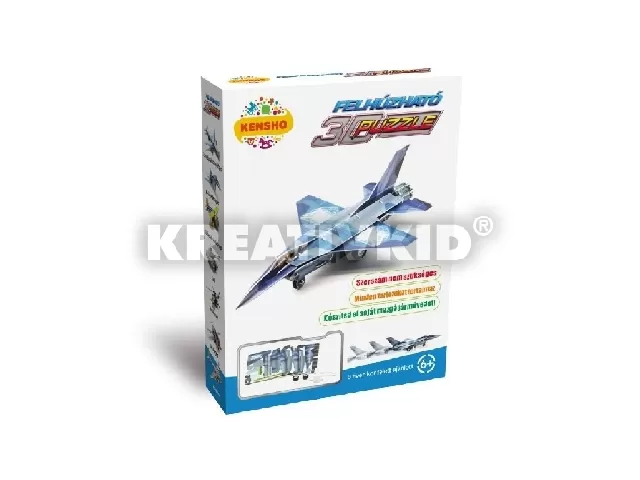 3D Puzzle - F-16 vadászgép