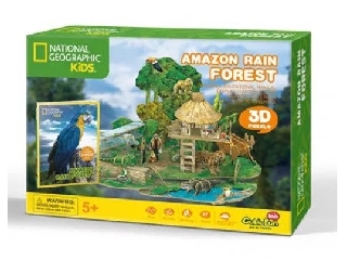 3D puzzle, Amazon őserdő - 67 db