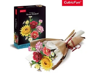 3D puzzle vegyes virágcsokor
