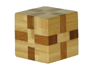 3D Bambusz puzzle -Cube ***