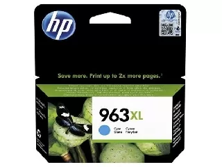 3JA27AE Tintapatron OfficeJet Pro 9010, 9020 nyomtatókhoz, HP 963XL, cián, 1600 oldal