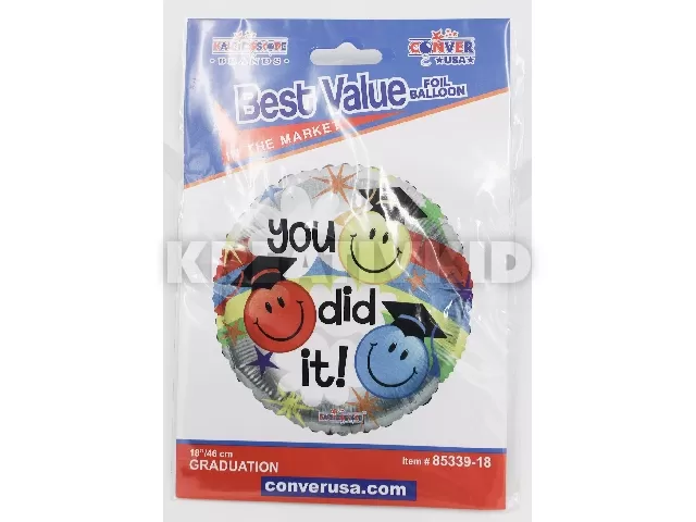 Smile ballagási lufi 45 cm