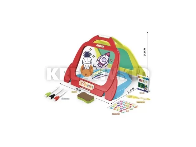 4 az 1-ben rajztábla kiegészítőkkel - 14 db-os