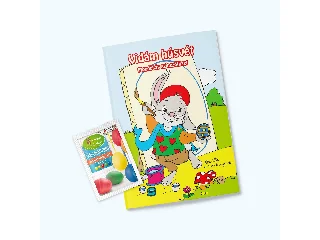 -: HÚSVÉTI SZÍNEZŐ FÜZET TOJÁSFESTÉKKEL