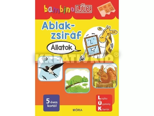Ablak-zsiráf füzet - BambinoLÜK - Állatok
