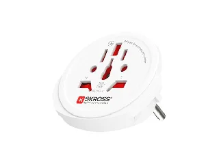 Adapter, Európába utazóknak, földelt, SKROSS