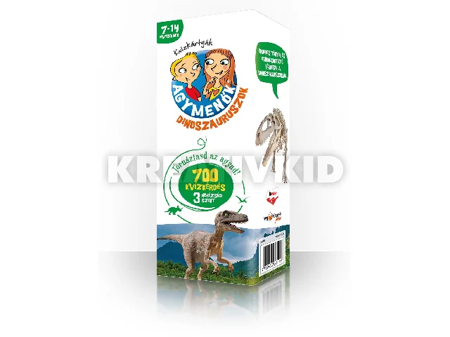 AGYMENŐK KVÍZKÁRTYÁK - DINOSZAURUSZOK