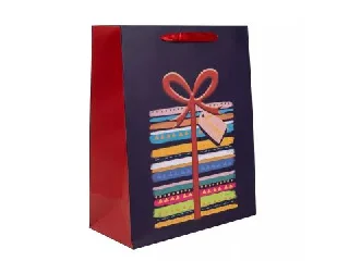 Ajándékcsomag mintás ajándéktasak - 18 x 23 cm