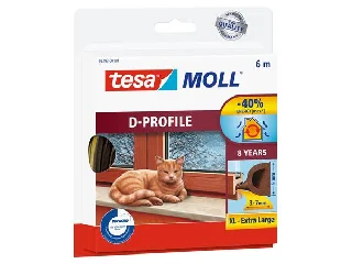 Ajtó- és ablaktömítő szalag, 9 mm x 6 m, TESA 