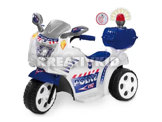 Akkus háromkerekű rendőrmotor