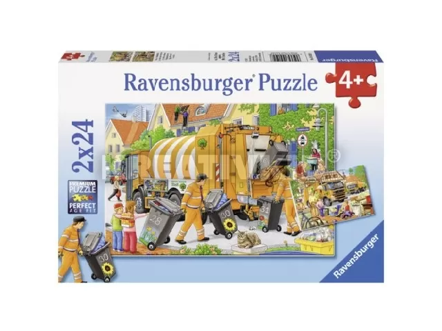 A kukásautó - 2 x 24 db-os puzzle