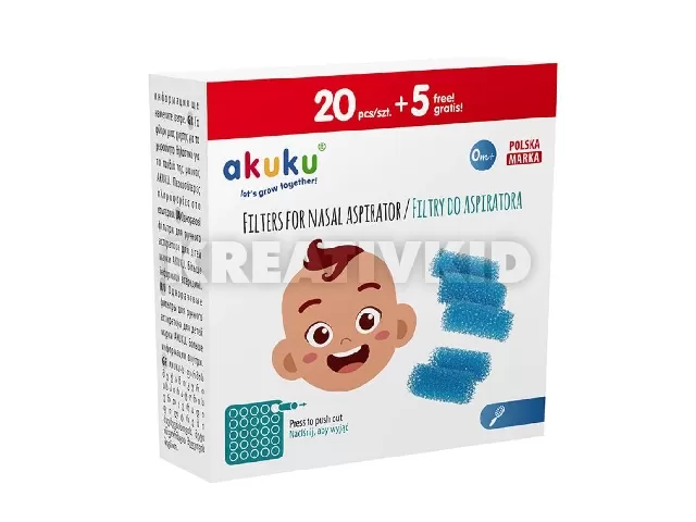 Akuku - orrszívó szûrõ 25 db