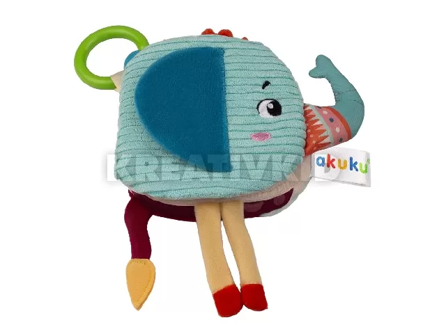 Akuku babakönyv készségfejlesztõ játék elefánt