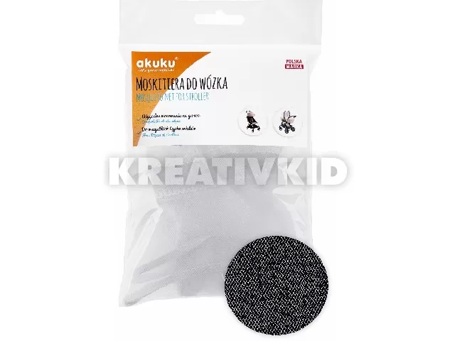 Akuku szúnyogháló babakocsira univerzális fehér