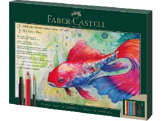 Akvarell ceruza készlet, ecsettel, FABER-CASTELL 