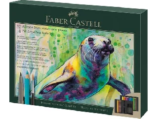 Akvarell ceruza készlet, ecsettel, FABER-CASTELL 