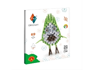 Origami 3D Avokádó papírhajtogatós építőjáték