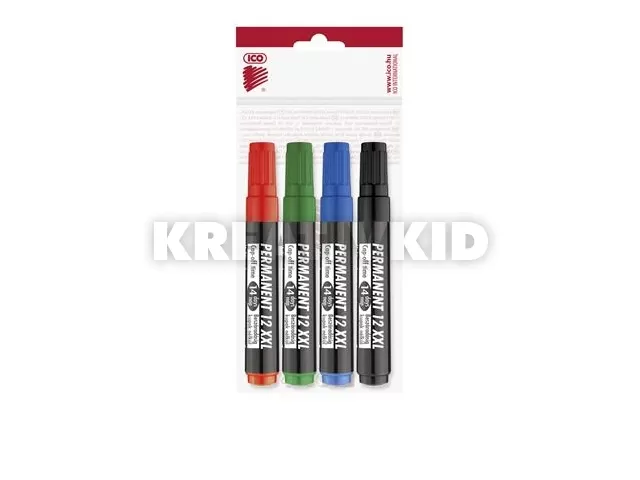 Alkoholos marker készlet, 1-4 mm, vágott, ICO 