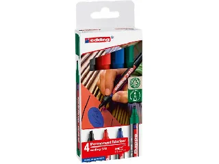 Alkoholos marker készlet, 1-5 mm, vágott, EDDING 