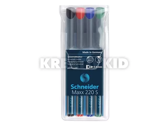 Alkoholos marker készlet, OHP, 0,4 mm, SCHNEIDER 