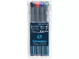 Alkoholos marker készlet, OHP, 0,4 mm, SCHNEIDER 