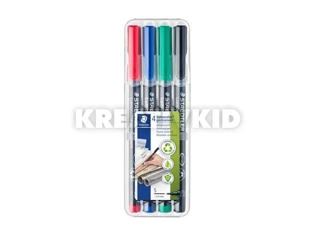 Alkoholos marker készlet, OHP, 0,4 mm, STAEDTLER 