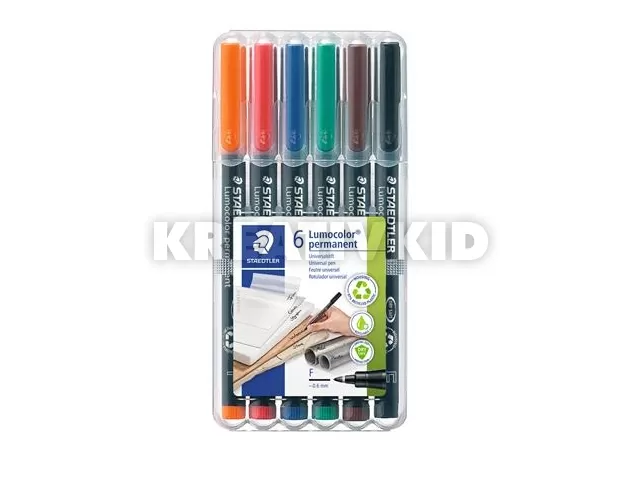 Alkoholos marker készlet, OHP, 0,6 mm, STAEDTLER 