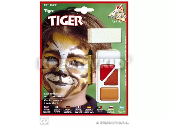 Állatos farsangi arcfesték - Tigris