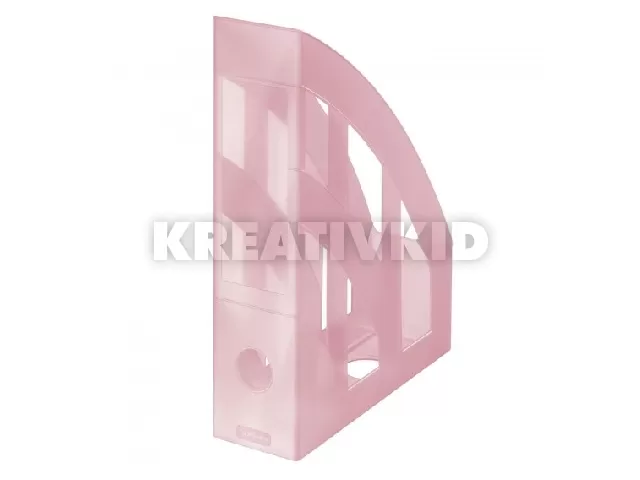 Álló irattartó Classic A4 átlátszó rózsaszín