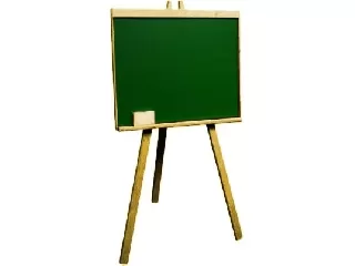 Állványos fa mágnes rajztábla - 93 cm