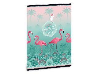 Pink Flamingo füzet sima A/5