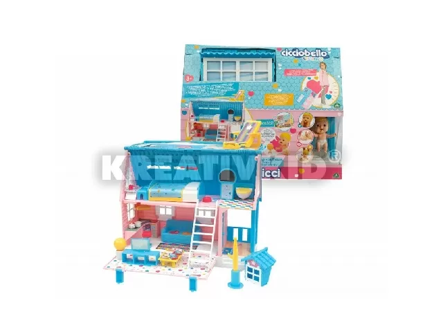 Amicicci guruló babaház babával