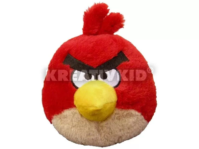 Angry Birds Plüss 13 cm - Piros Madár (hang nélkül)