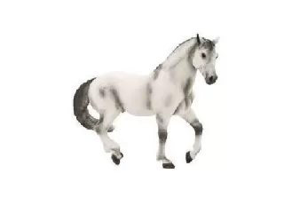 Animal Planet - Andaluziai  szürke csődör lófigura XL